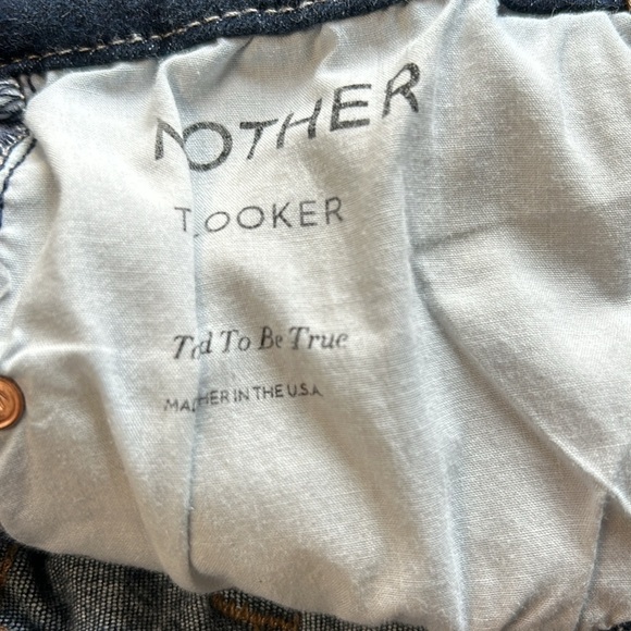MOTHER The Looker Too Good To Be True Jean Dark Wash Designer Sz 30 - Picture 12 of 15